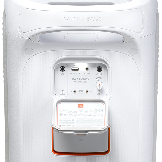 JBL PartyBox Stage 320 | Portable party speaker with wheels